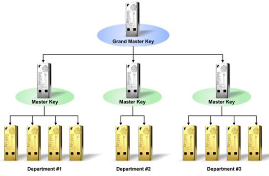 Goldkey master structure