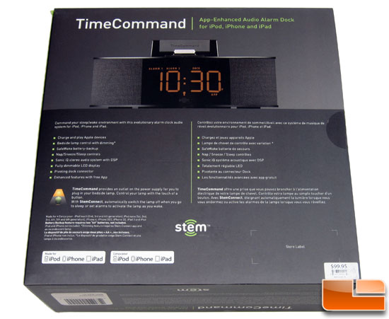 Stem Time Command Box Back