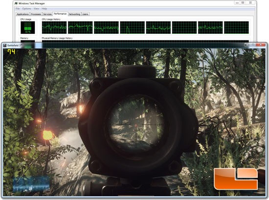 CPU Usage in Battlefield 3