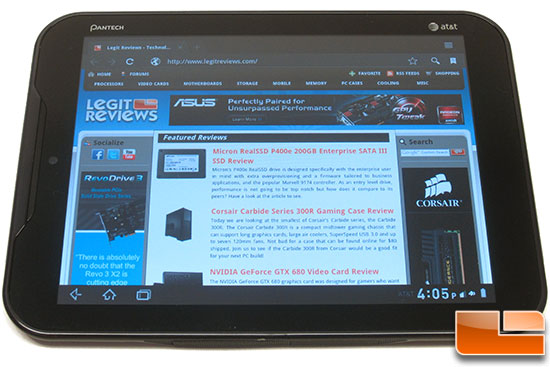 Pantech Element AT&T 4G LTE Tablet PC