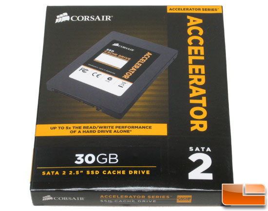 Corsair Accelerator 30GB SSD Cache Drive Review