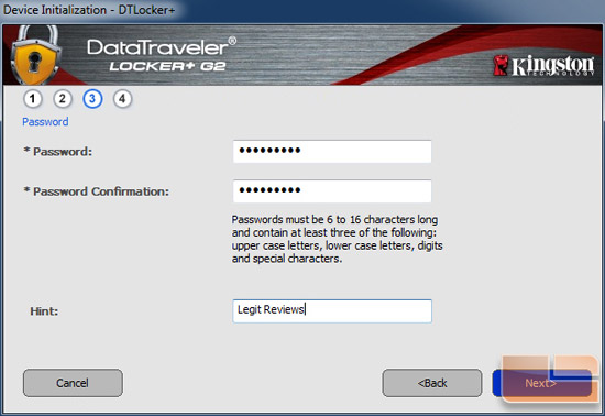 Kingston DataTraveler Locker+ G2 16GB Software