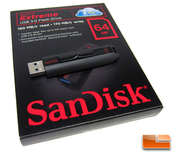 SanDisk Extreme USB 3.0 Flash Drive Box