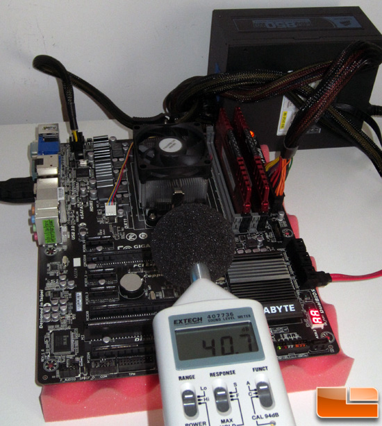 AMD A10-5800K Noise Testing