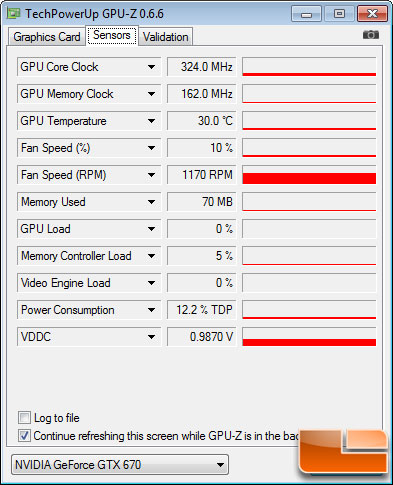ASUS GeForce GTX 670 DirectCU II TOP GPU-Z