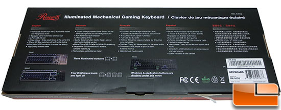 Rosewill RK9100 Illuminated Mechanical Keyboard