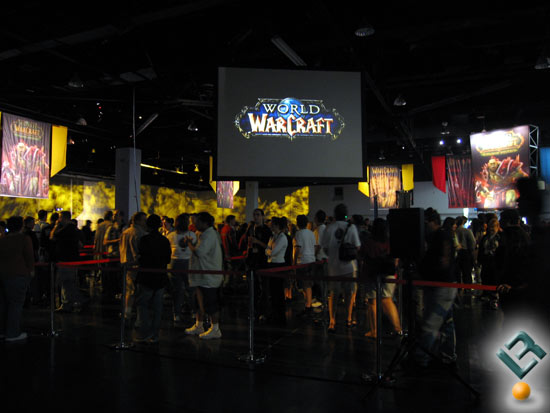 The line at Blizzcon to play the new WoW Expansion