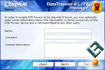 The Kingston 2GB DataTraveler Elite Privacy Edition USB Flash Drive