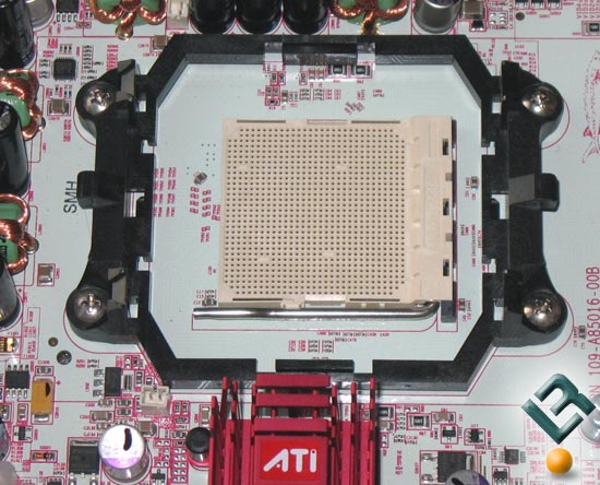 Socket AM2 on the ATI Reference Board