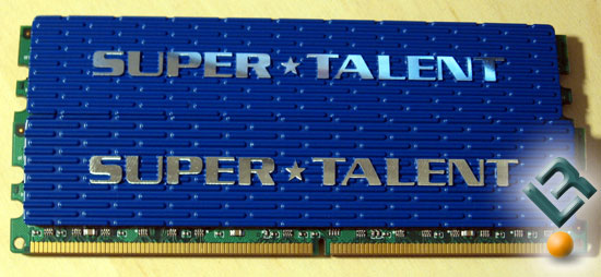 The Super Talent T1000UX2G4 (2GB PC8000) Memory Kit