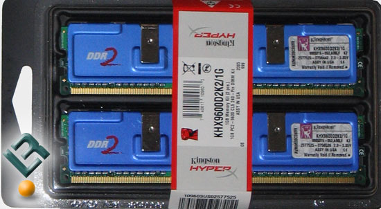First Thoughts – Kingston HyperX PC2-9600 DDR2 Memory