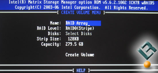 How To Install Windows Vista Ultimate - Matrix RAID Settings