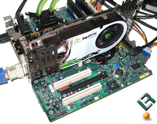 The nForce 680i SLI LT Motherboard Test System