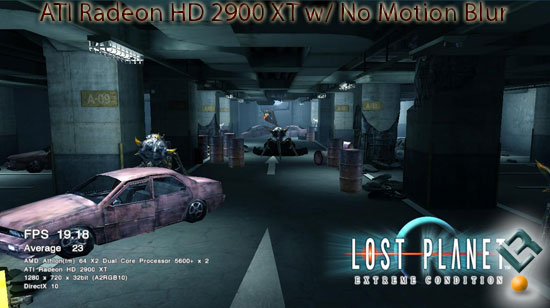 Lost Planet on ATI Radeon HD 2900 XT
