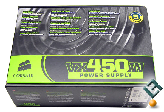 Corsair VX450W 450 Watt Power Supply Box