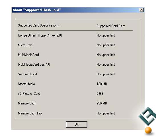 AreoCool FP-01 software screen shot