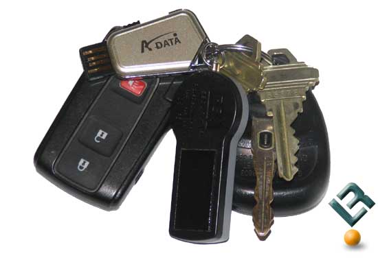 A-DATA PD17 on set of keys