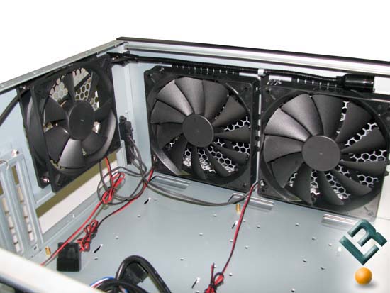 Antec P190 Top Fans and Snake Light