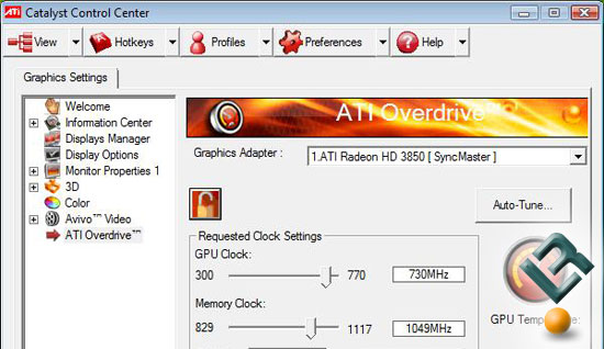 Overclocking The Radeon HD 3850 Video Card