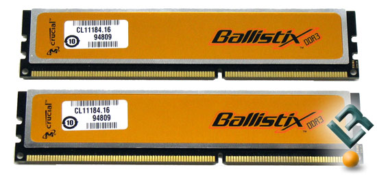 Crucial Ballistix 2GB 1600MHz DDR3 Memory Kit Review