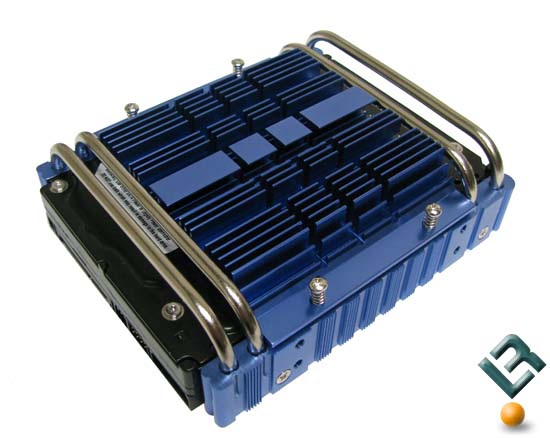 The Ultra Aluminum Hard drive cooler with heatpipes 