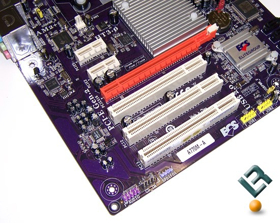pci express x1. there are two PCI-E x1
