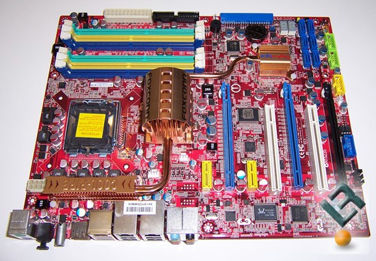 Foxconn X38A Motherboard Review angle shot