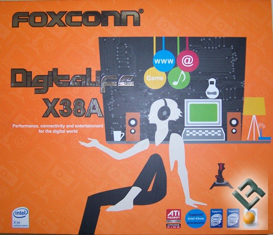 Foxconn X38A Motherboard Review boxfront