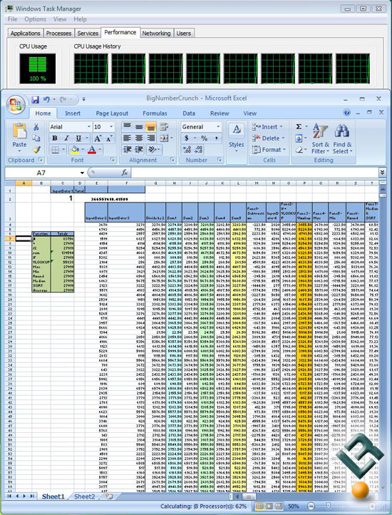 Microsoft Excel 2007 Testing