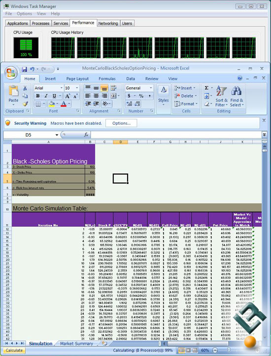 Microsoft Excel 2007 Testing