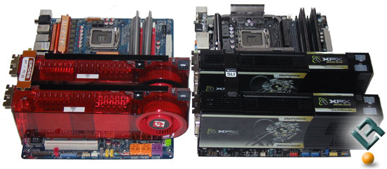 ATI CrossFireX versus NVIDIA Quad-SLI