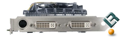 ECS 8800 GT 256MB Graphics Card DVI Connectors