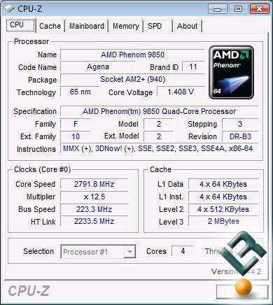 AMD Phenom 9850 Processor Overclocking