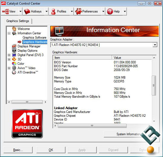 ATI Radeon HD 4870 X2 CCC