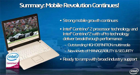 Intel Centrino 2 Mobile Processor Launch