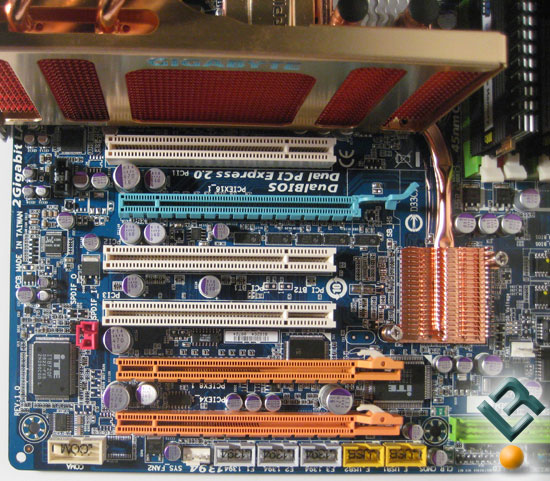 pci e slot. The primary PCIe slot