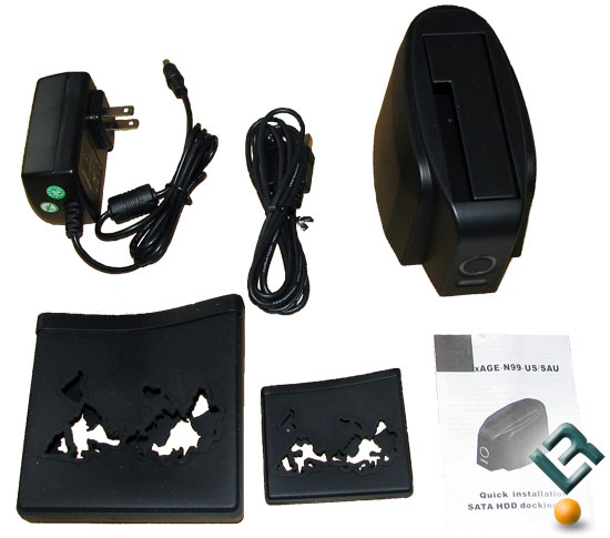 iStarUSA HDD Docking Station Contents