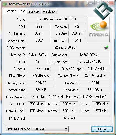 EVGA GeForce 9600 GSO F@H Performance