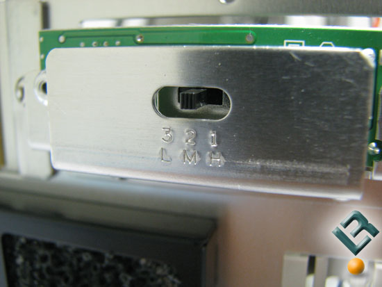 Lian Li PC-A7010 fan controller switch