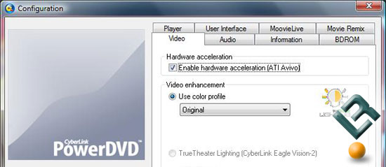 Blu-Ray Playback Performance Hardware Acceleration
