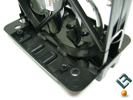 Cooler Master V8 CPU Cooler fan padding