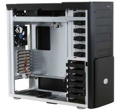 ATCS 840 side case view - panel off