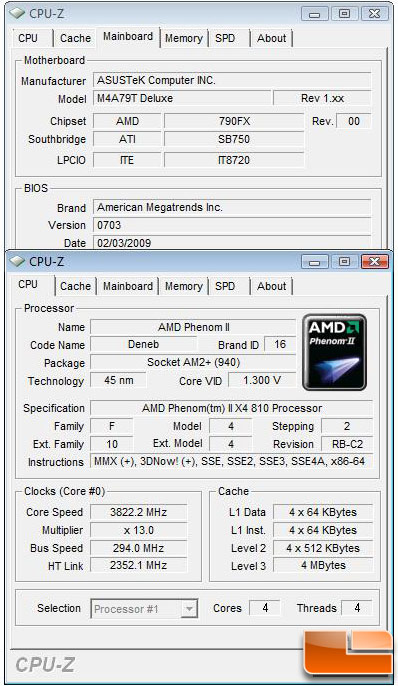 ASUS M4A79T Deluxe Motherboard Overclocking