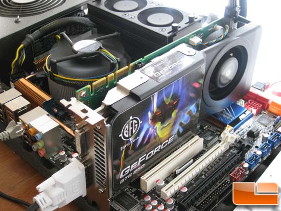 The GeForce GTC 295 Test System