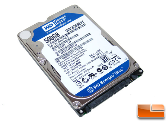 Western Digital Scorpio Blue 500GB Hard Drive