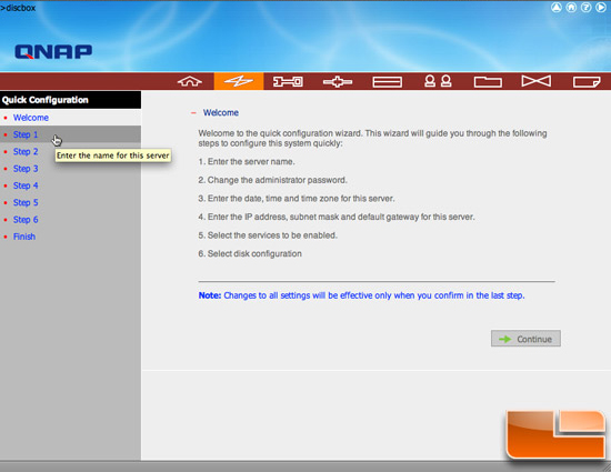 QNAP TS439 Configuration