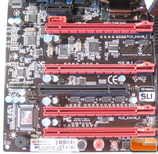 EVGA Classified E761 PCIe Slots