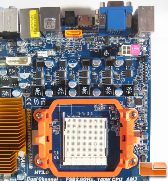 ASRock M3A780GXH Socket