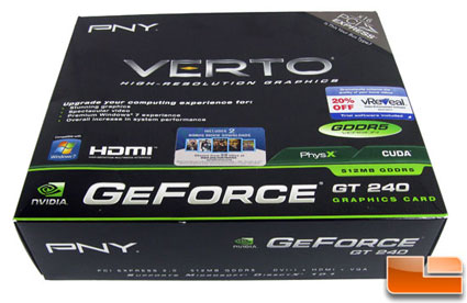 PNY VERTO GeForce GT 240