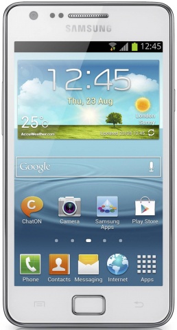 Samsung GALAXY SII Plus front view